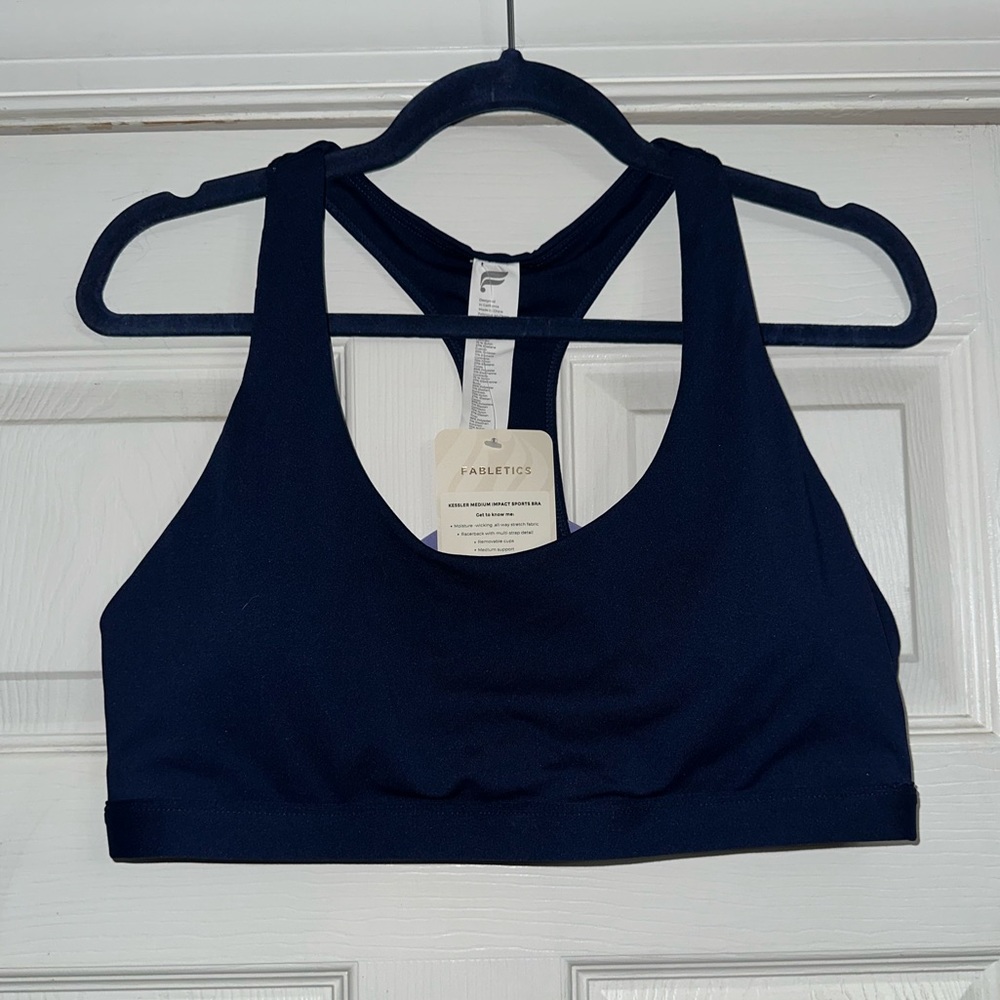 NWT Fabletics Kessler medium impact sports bra size xl